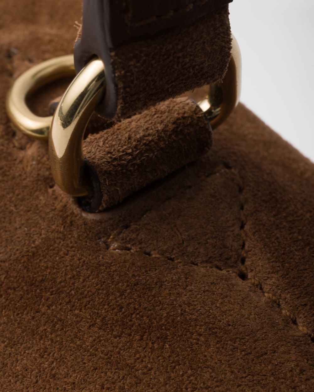 Prada Soft Sound Medium Suede Shoulder Bag - Image 4